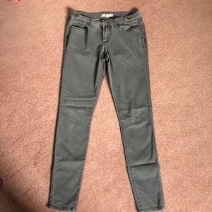 Light Gray/Green Military Jeans